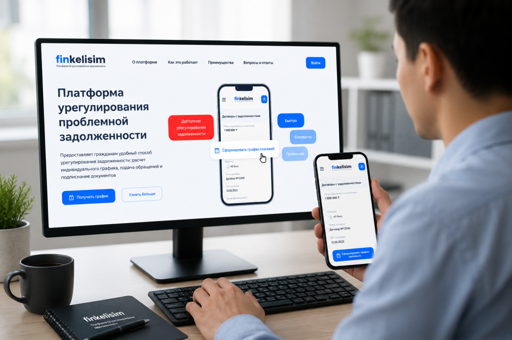 Қарыз тұзағынан шығудың жаңа мүмкіндігі: Finkelisim платформасы кредиттерді реттеу тәсілін қалай өзгертеді?